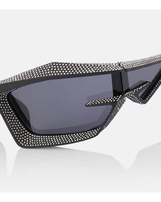 Givenchy Blue Sonnenbrille Giv Cut mit Kristallen