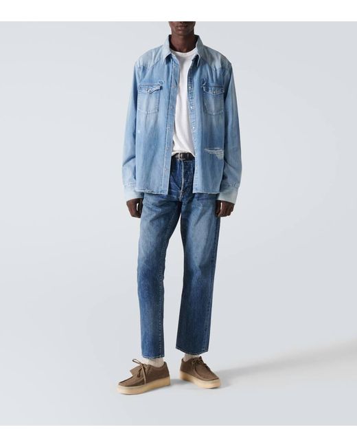 Jeans rectos Social Sculpture 11 Visvim de hombre de color Blue