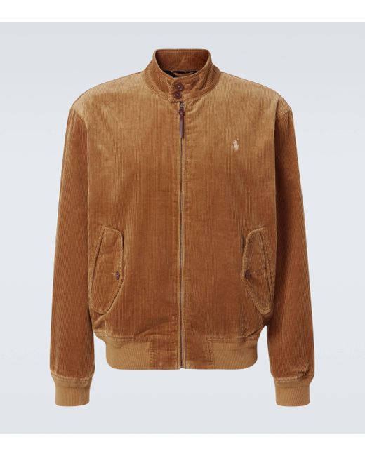 Polo Ralph Lauren Brown Cotton Corduroy Jacket for men