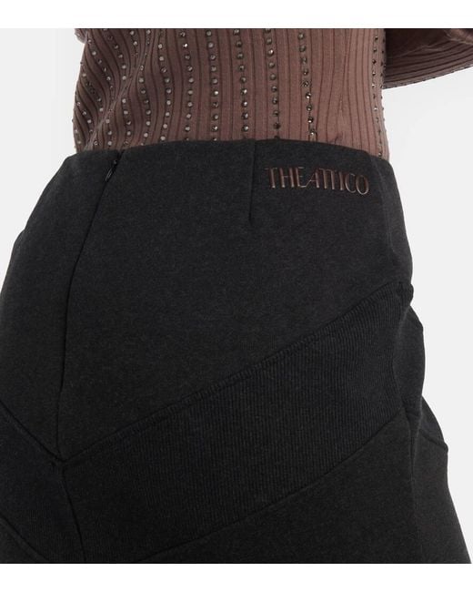 Gonna Midi Asimmetrica di The Attico in Black