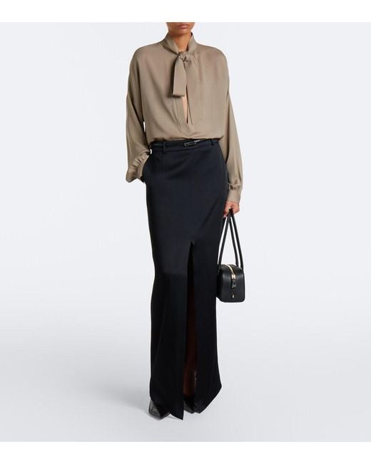Tom Ford Black Strain Mini Leather Shoulder Bag