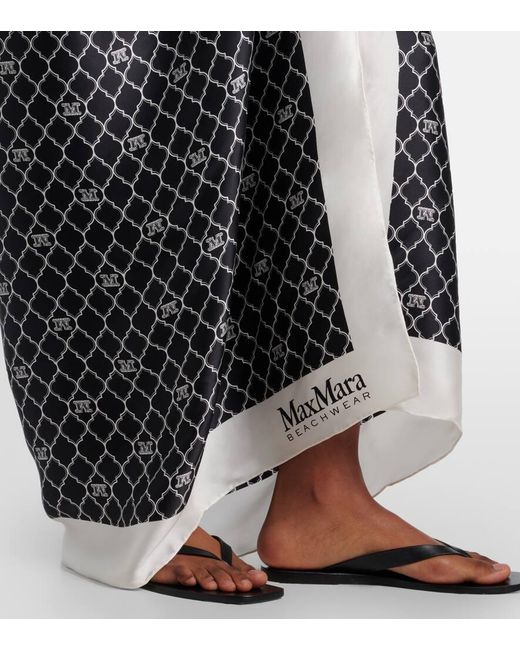 Cover-Up Ottico De Seda Max Mara de color Black