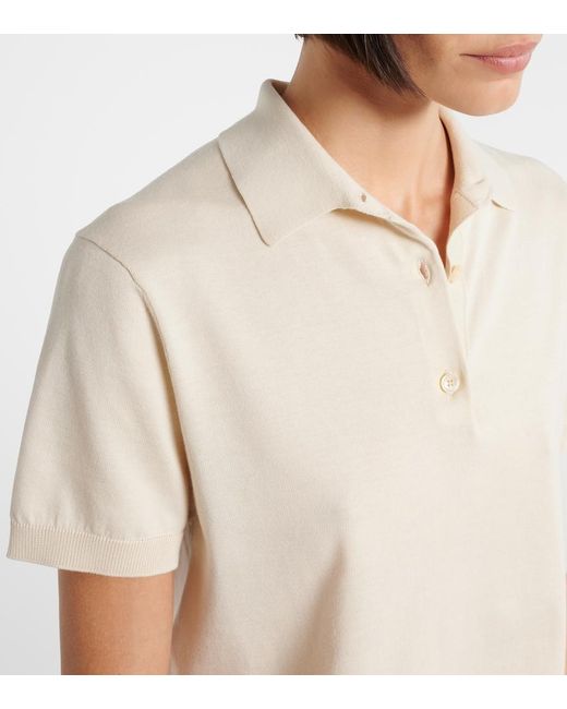 Loro Piana Natural Cotton Polo Shirt