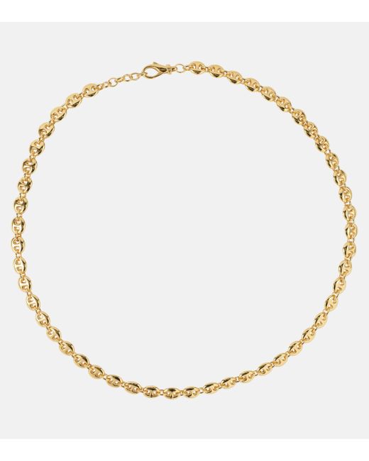 Sophie Buhai Metallic Small Circle 18kt Gold-plated Sterling Silver Link Necklace