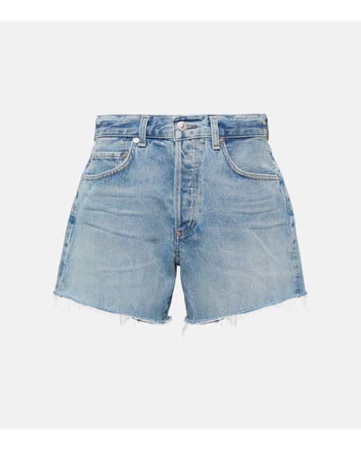 Citizens of Humanity Blue Annabelle Denim Shorts
