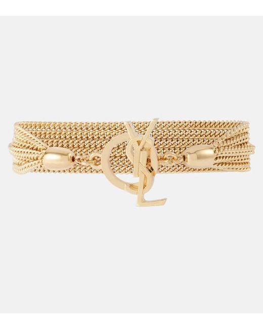 Bracciale Ysl di Saint Laurent in Natural