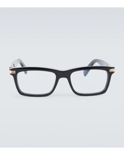 Cartier Brown Square Glasses for men