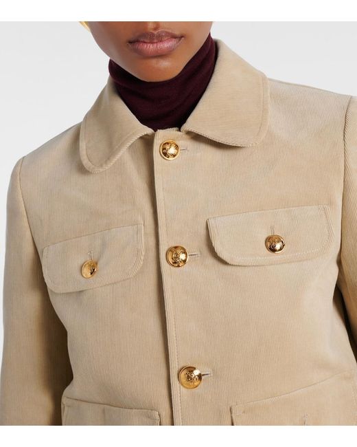 Nili Lotan Natural Chamonix Cotton-Blend Jacket