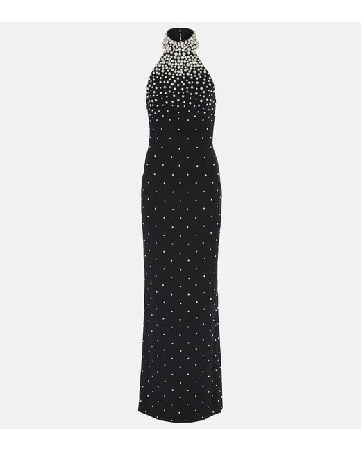 Rebecca Vallance Black X Nicky Hilton Alvia Embellished Gown