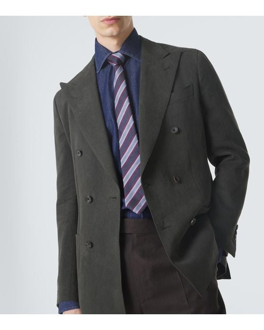 Camisa De Algodon Rubinacci de hombre de color Blue