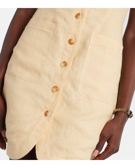 Posse Natural Emma Linen Minidress