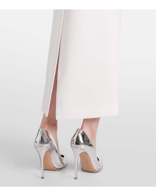 The New Arrivals Ilkyaz Ozel White Bridal Hemingway Embellished Cocktail Dress