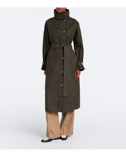 Proenza Schouler Black Label Corey Cotton-Blend Trench Coat