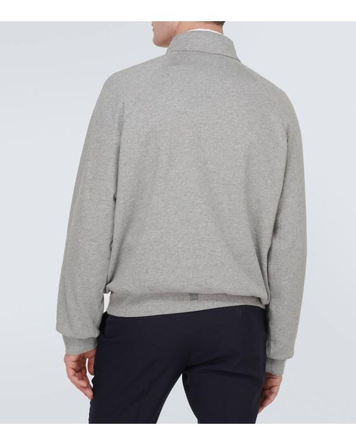 Givenchy Sweatshirt aus Baumwoll-Jersey in Gray für Herren