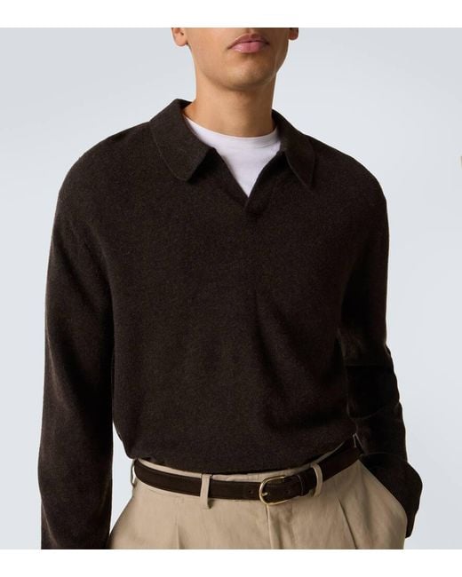 LeKasha Polopullover Gibson Aus Kaschmir in Black für Herren
