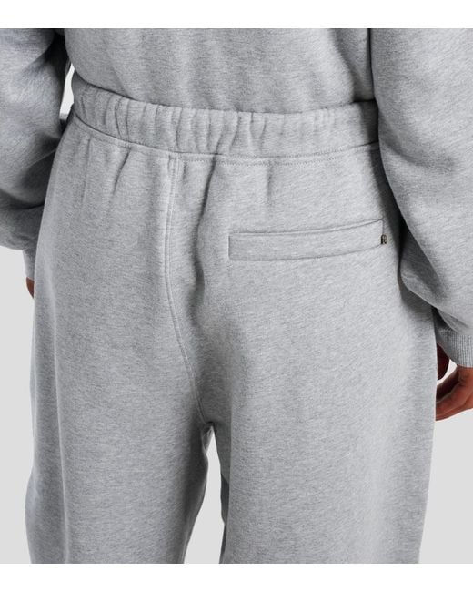 Sportmax Gray Albania Cotton-Blend Sweatpants