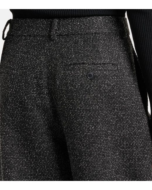 Proenza Schouler Black Label Eleanor Tweed Wide-Leg Pants