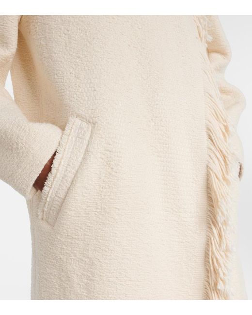 Isabel Marant Natural Gameia Cotton And Linen Coat