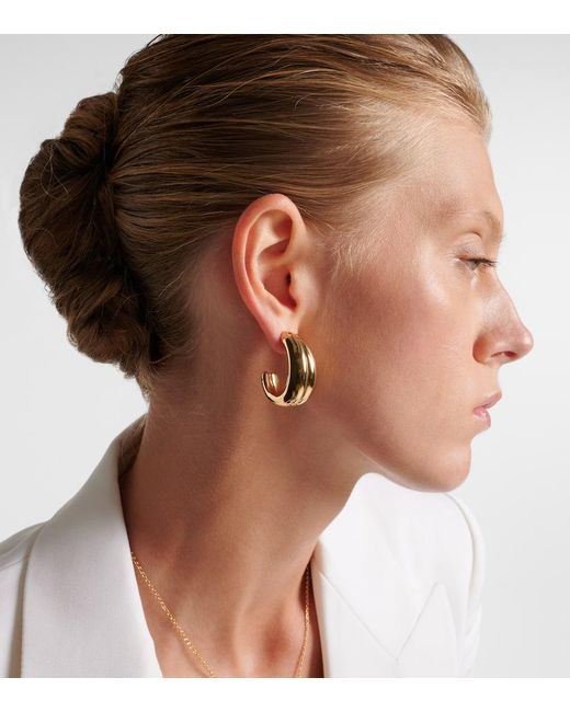 Orecchini A Cerchio Chavez Bagnati di Jennifer Fisher in Metallic