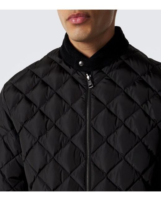 Moncler Black Eclal Quilted Down Jacket for men
