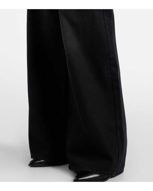 Isabel Marant Blue Lemony Wide-Leg Jeans