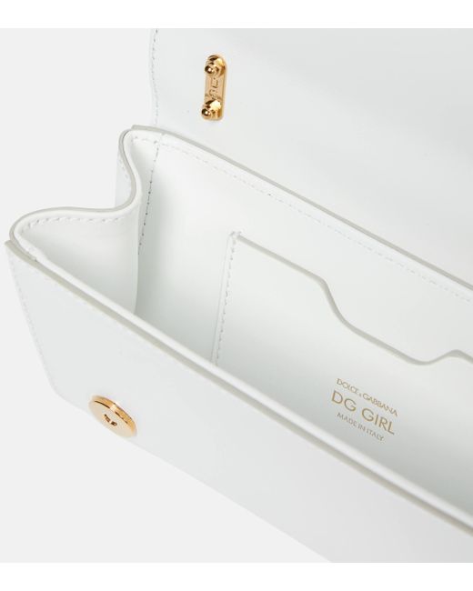 Dolce & Gabbana Metallic Dg Girls Mini Leather Shoulder Bag