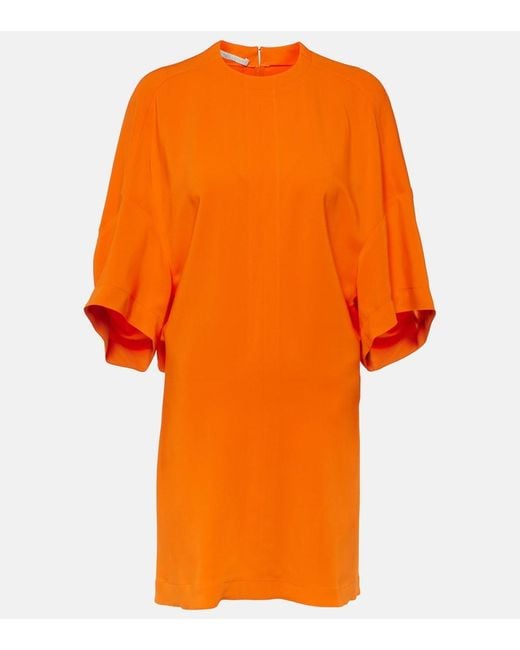 Stella McCartney Orange Jersey Minidress