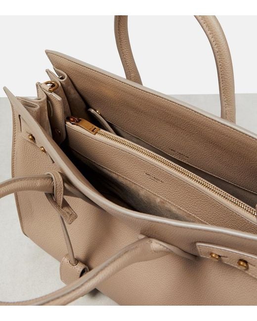Saint Laurent Natural Tote Bag Sac De Jour Small Aus Leder