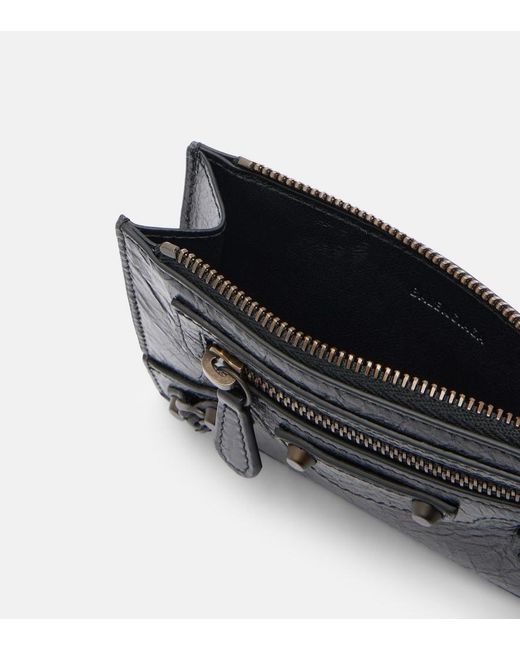 Balenciaga Black Le City Leather Wallet
