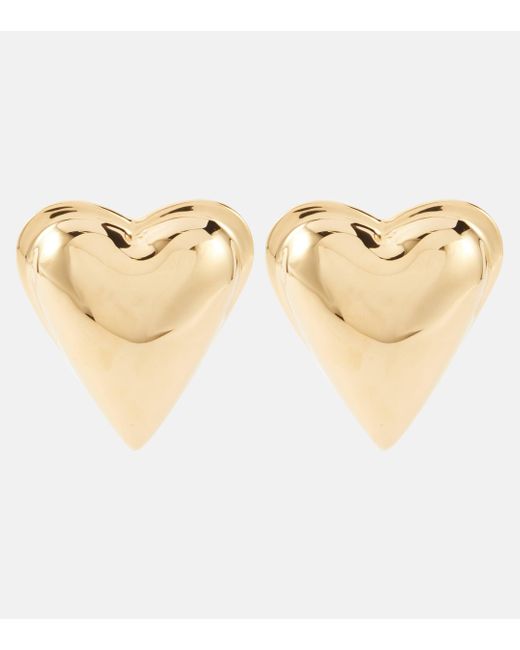 Alaïa Natural Heart Earrings