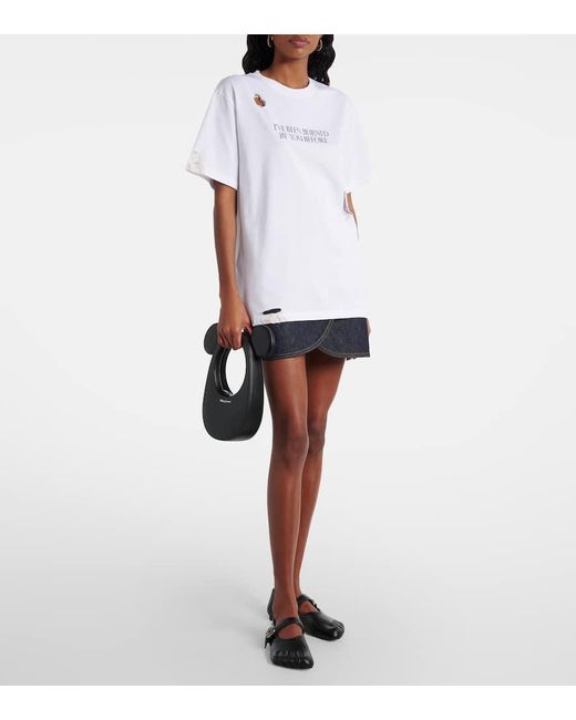 Coperni Black X Disney Mickey Swipe Mini Leather Shoulder Bag