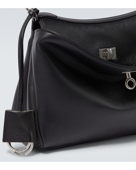 Balenciaga White Rodeo Small Leather Messenger Bag for men