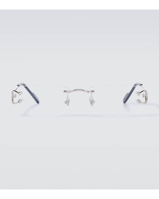 Cartier Metallic C De Cartier Glasses for men