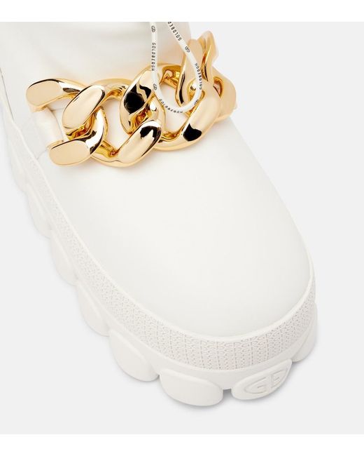 Goldbergh White Champy Chain-Detail Snow Boots