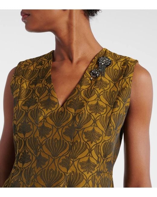Abito Midi Lauren di Max Mara in Green