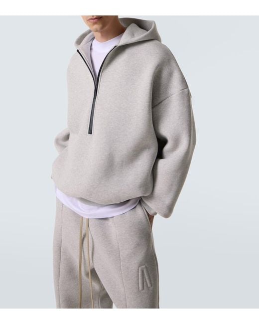 Felpa Con Cappuccio di Fear Of God in Gray da Uomo