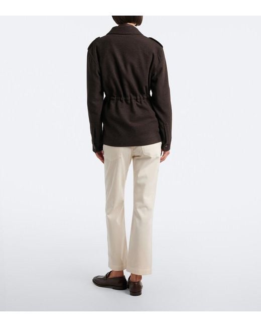 Eleventy Natural Cropped Slim Jeans