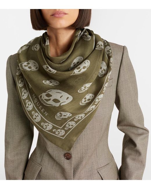 Sciarpa di McQueen in Green