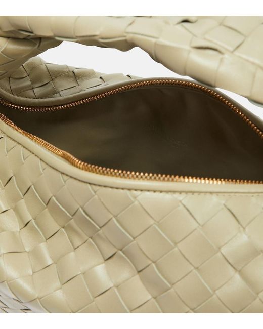 Bottega Veneta Metallic Jodie Teen Leather Tote Bag