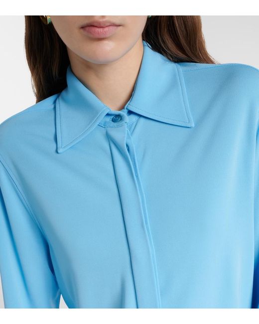 Stella McCartney Blue Poplin Shirt