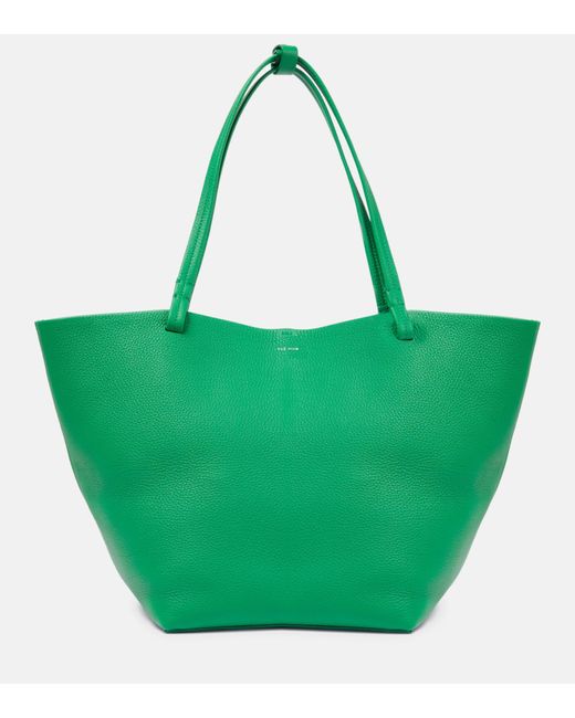 The Row Green Park Small Leather Tote Bag