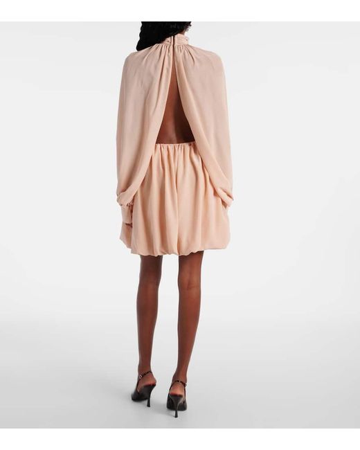 Stella McCartney Pink Minikleid Aus Seidenchiffon