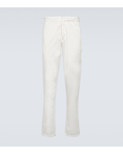 Pantalon droit Fallon en coton melange Orlebar Brown pour homme en coloris White