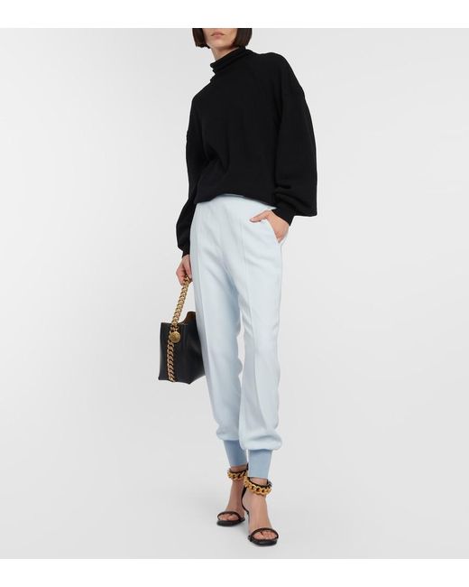 Stella McCartney Blue Julia Crepe Pants