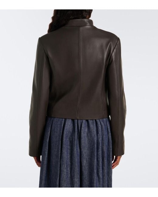 Altuzarra Black Dixon Leather Jacket