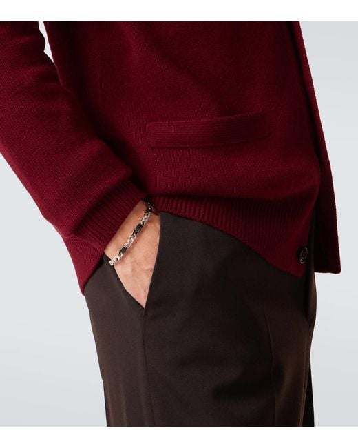 Gucci Metallic Interlocking Sterling Chain Bracelet for men