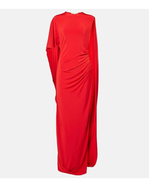 Stella McCartney Red Asymmetric Gown