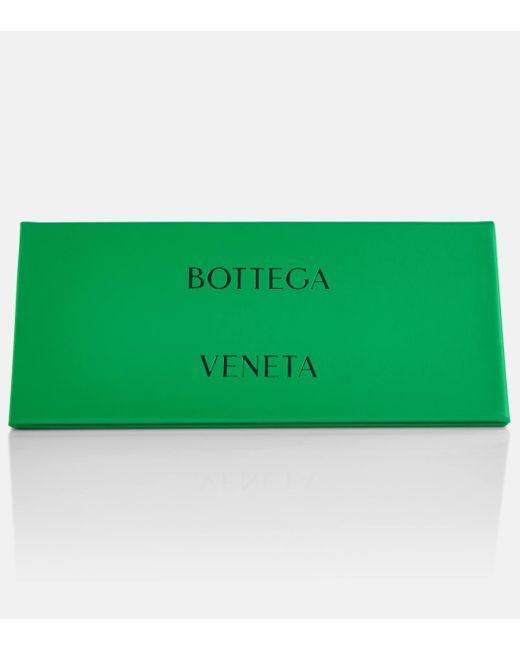 Lunettes de soleil carrees Bottega Veneta en coloris Brown