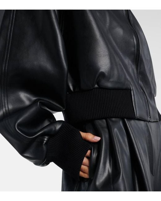 Bomber Cropped di Norma Kamali in Black