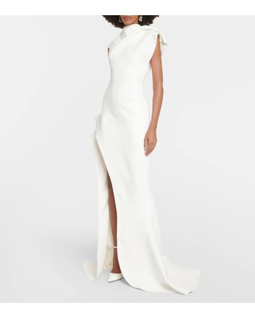Robe longue Victoire Maticevski en coloris White
